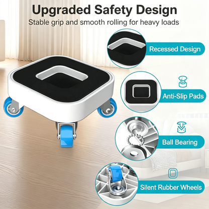 Heavy‑Duty Furniture Moving Dolly Set with Lifting Tool