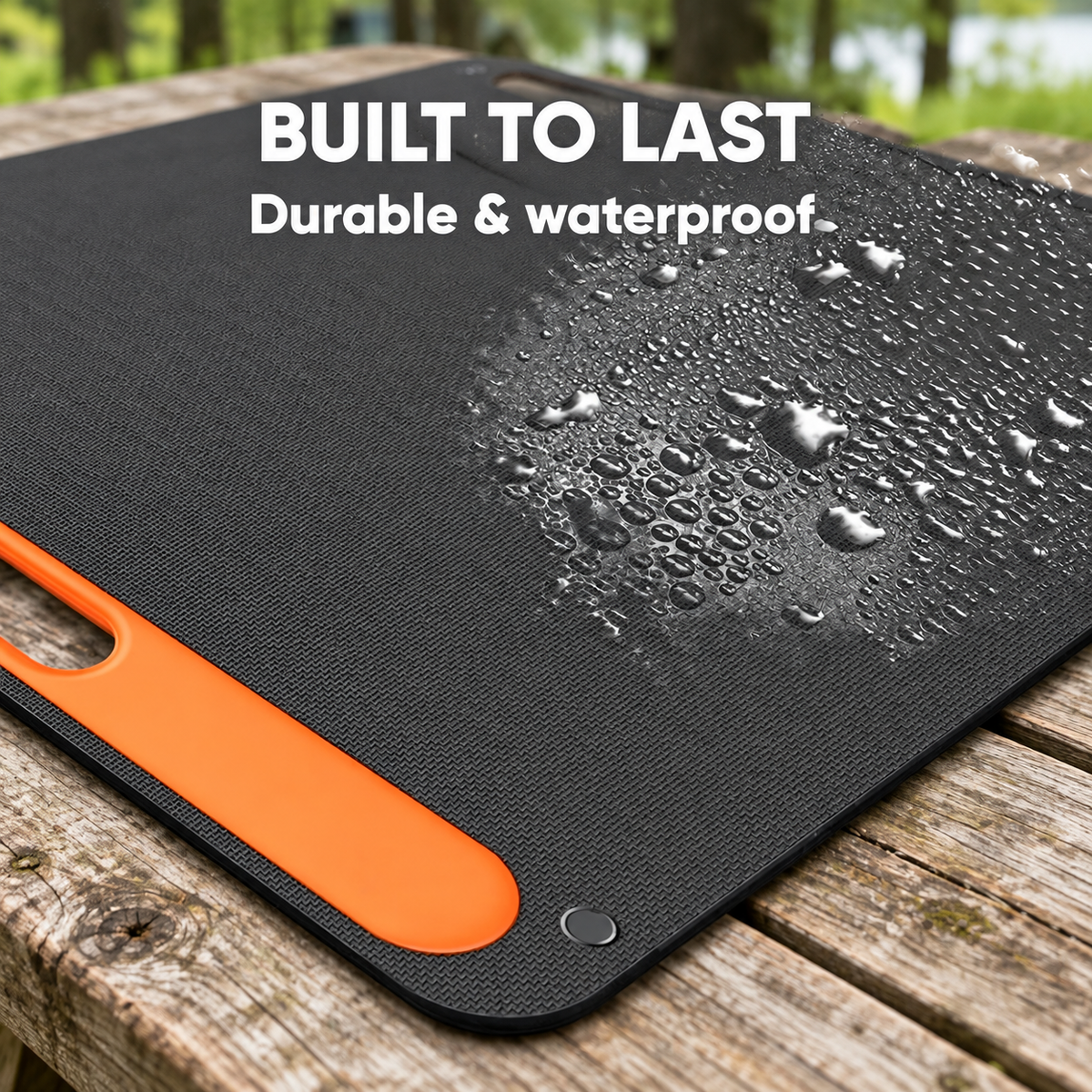 200W Portable Foldable Solar Panel with Stand - IP68 Waterproof