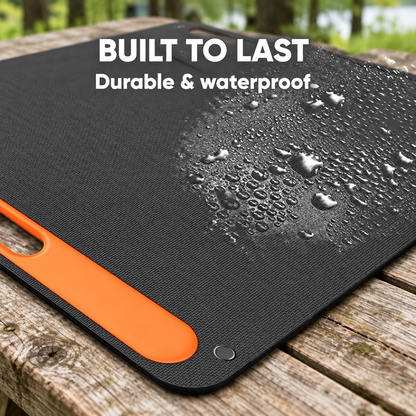200W Portable Foldable Solar Panel with Stand - IP68 Waterproof
